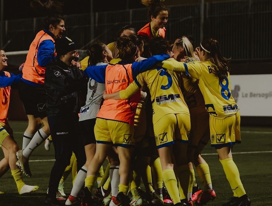 serie b femminile: chievo women batte pink bari