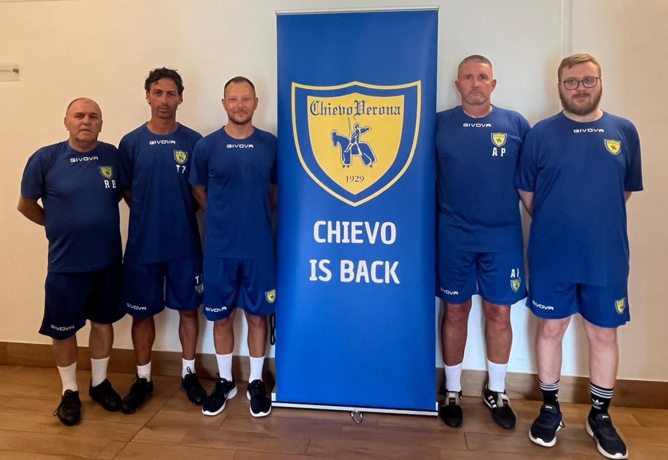 Serie D, il Chievoverona presenta lo staff tecnico di Pontarollo